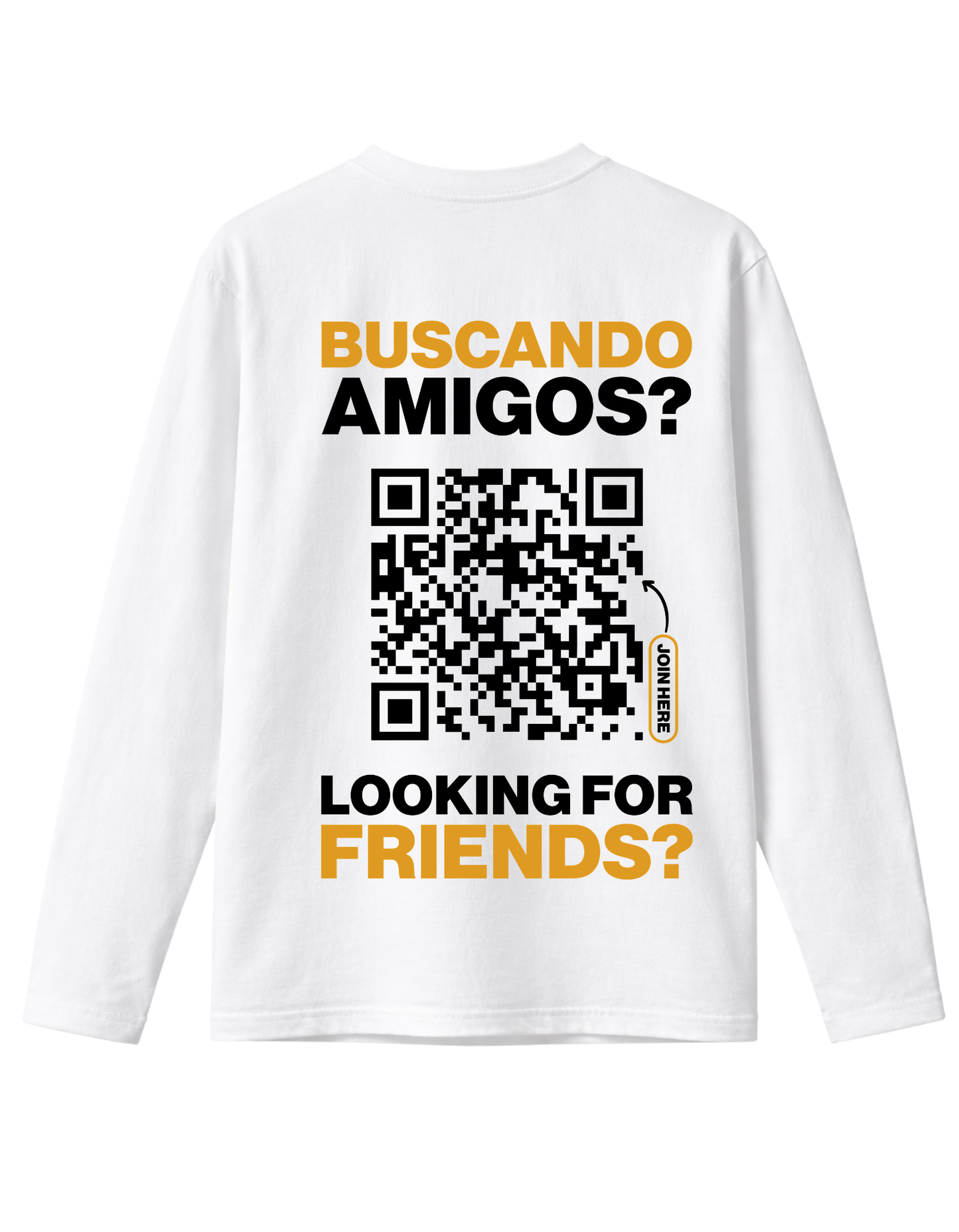 Camisa Manga Larga Clásica QR Mujer - HeyInterests
