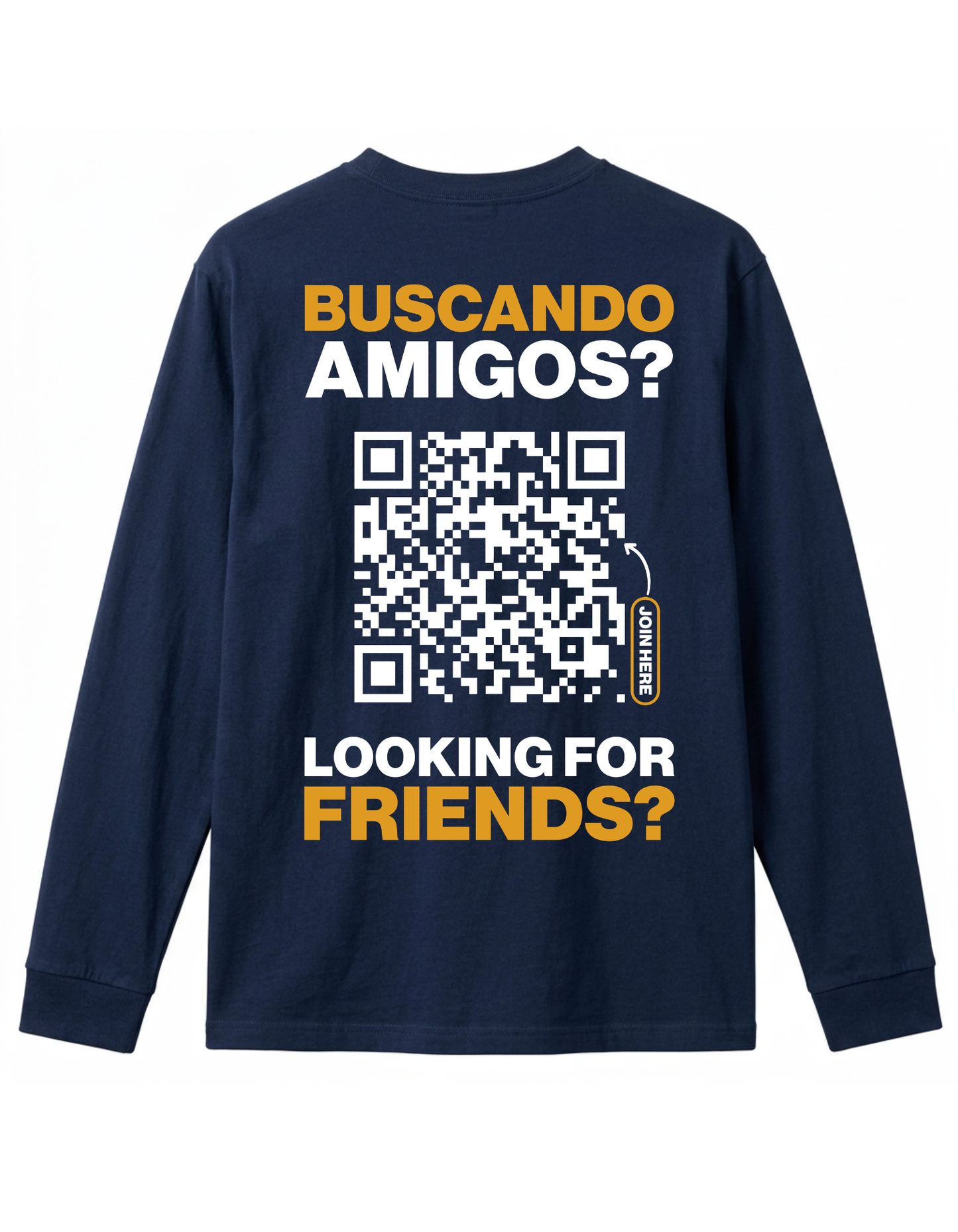 Camisa Manga Larga Clásica QR Mujer - HeyInterests
