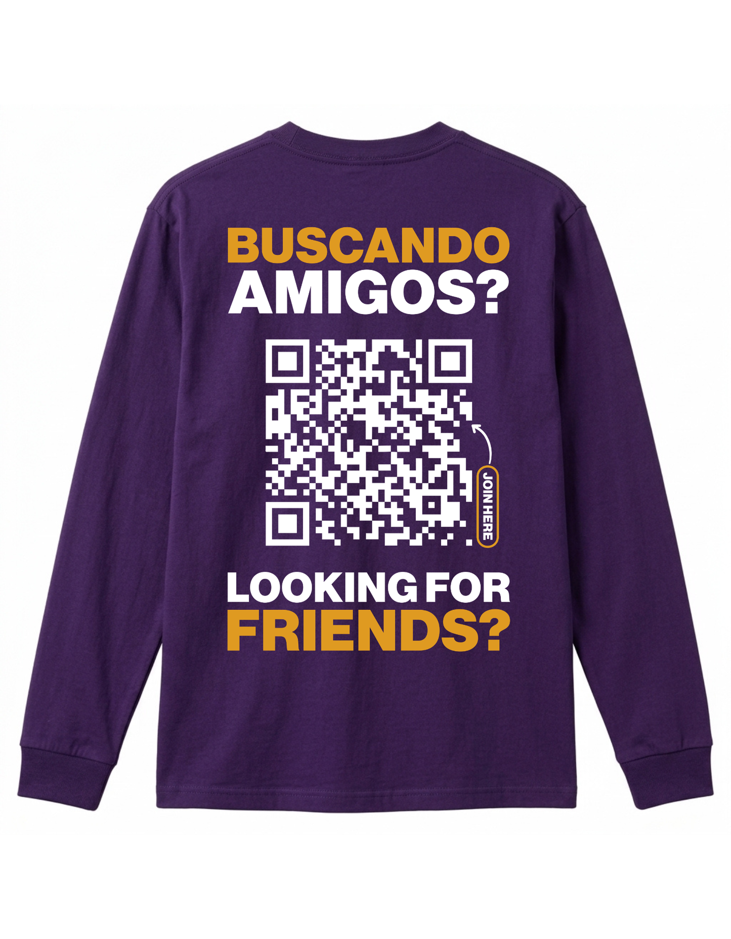 Camisa Manga Larga Clásica QR Mujer - HeyInterests