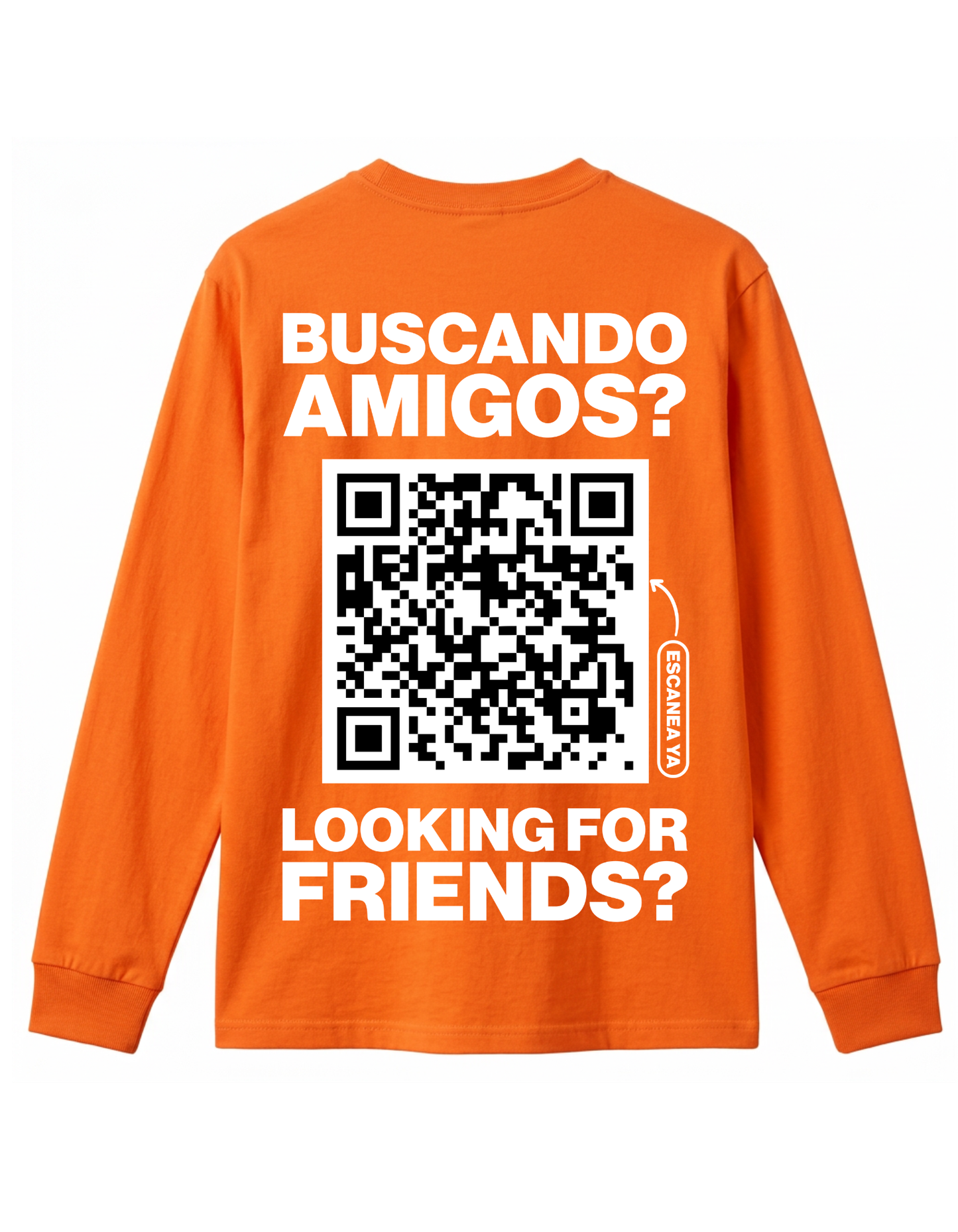 Camisa Manga Larga Clásica QR Mujer - HeyInterests
