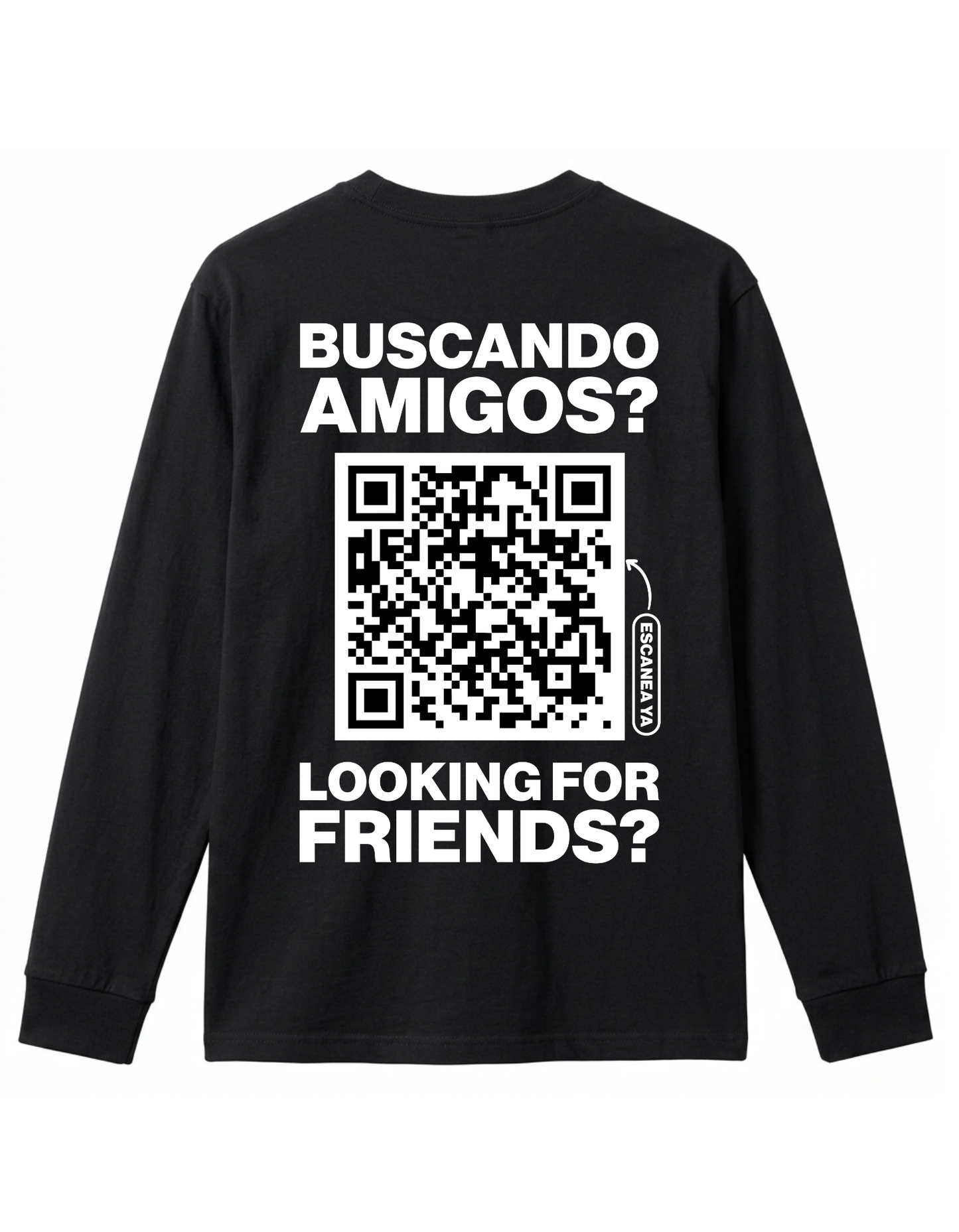 Camisa Manga Larga Clásica QR Mujer - HeyInterests