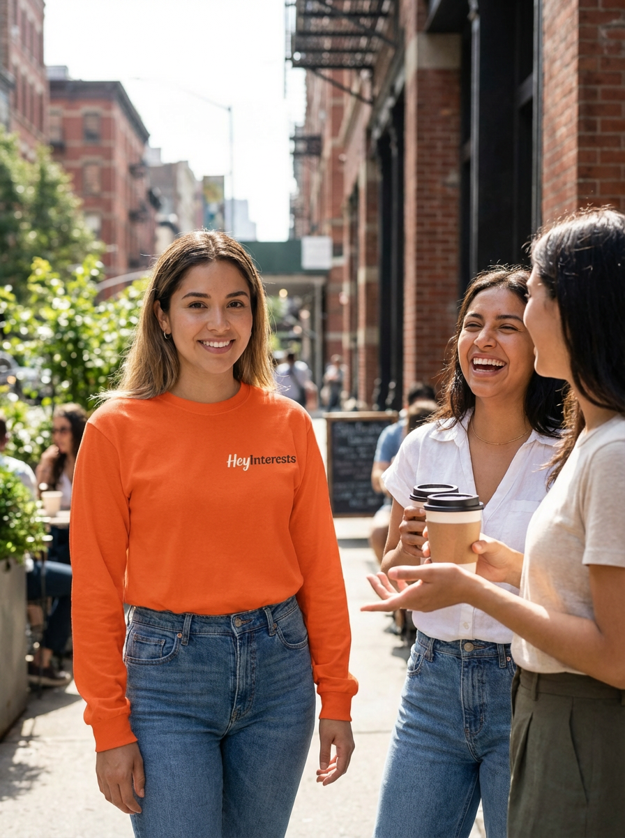 Camisa Manga Larga Clásica QR Mujer - HeyInterests